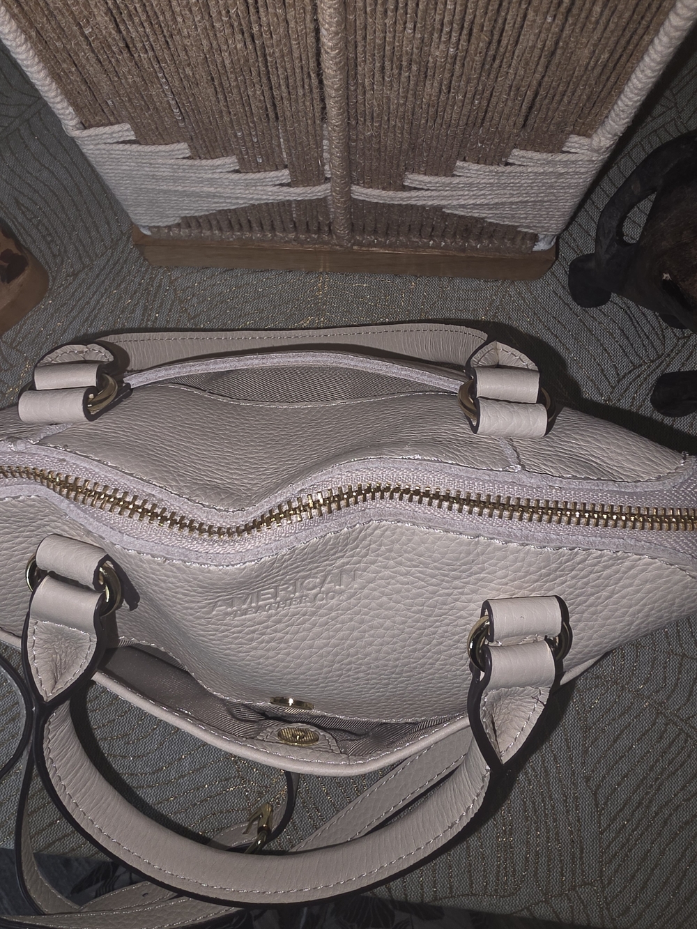 American Leather Co. - Pebbled Carrie Mini Dome Crossbody - Picture 6 of 9